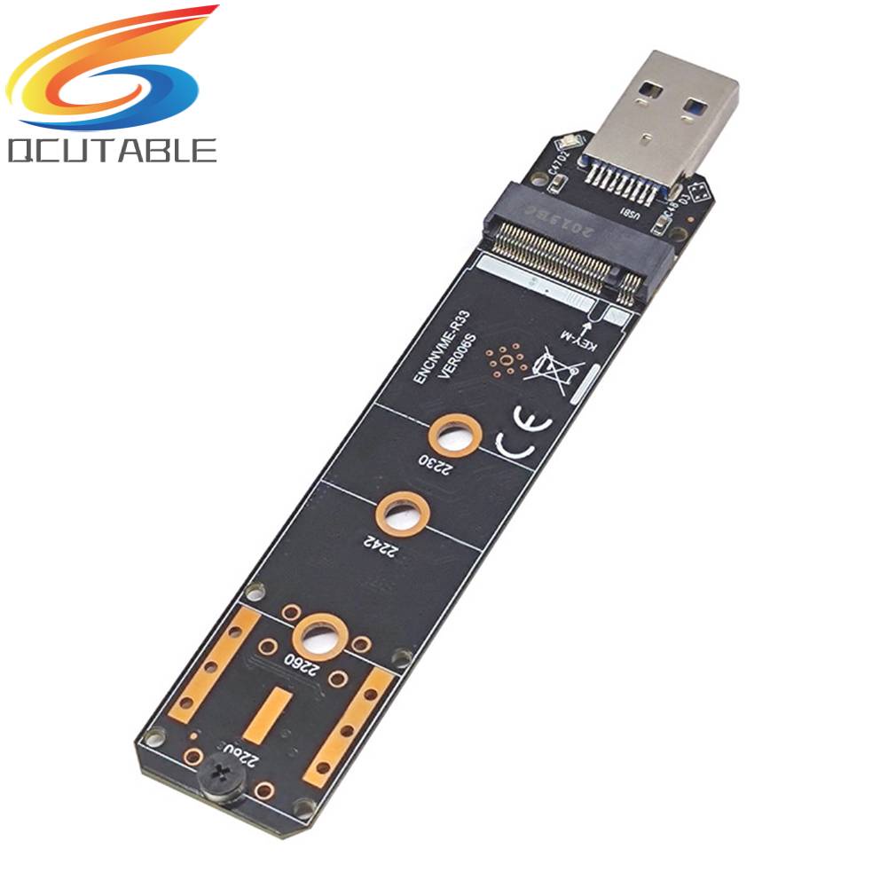 Thẻ Chuyển Đổi M.2 Sang USB NGFF M2 PCIe SATA Sang USB 3.1 Gen 2 Type A SSD