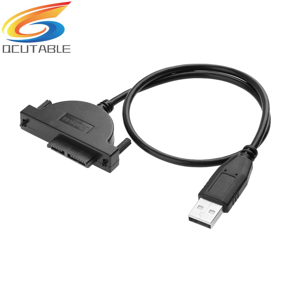 Cáp ChuyểN USB 2.0 Sang Mini SATA 7 + 6 13Pin Cho Laptop CD / DVD ROM