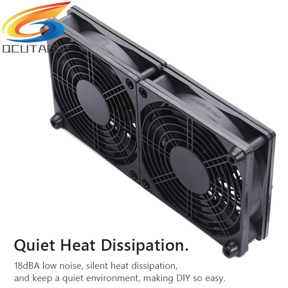 Bộ Định Tuyến Quạt Tản Nhiệt Làm Mát Hộp TV Không Dây Kép