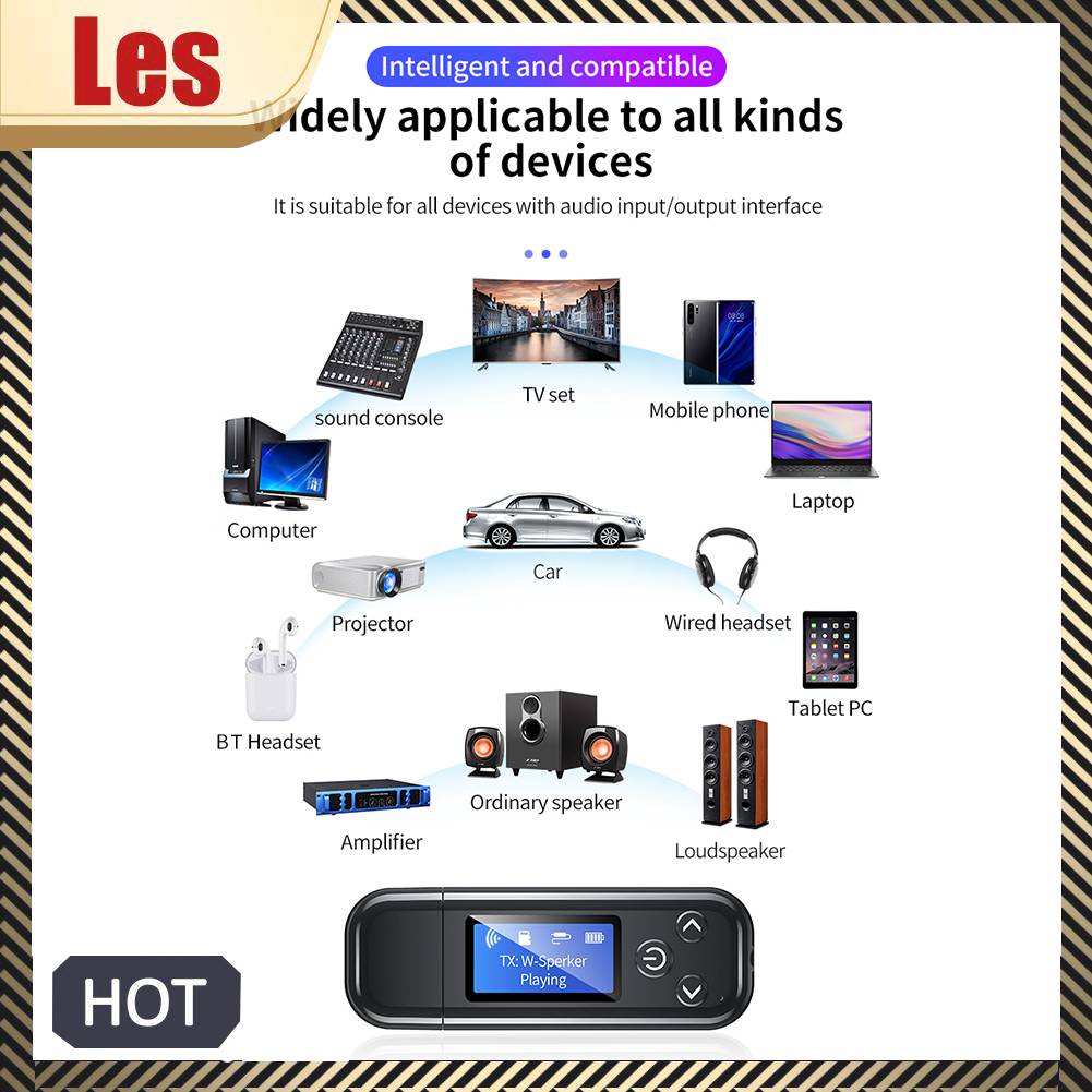 Bộ Truyền Nhận Tín Hiệu Bluetooth Không Dây Chuyên Dụng Kèm Phụ Kiện