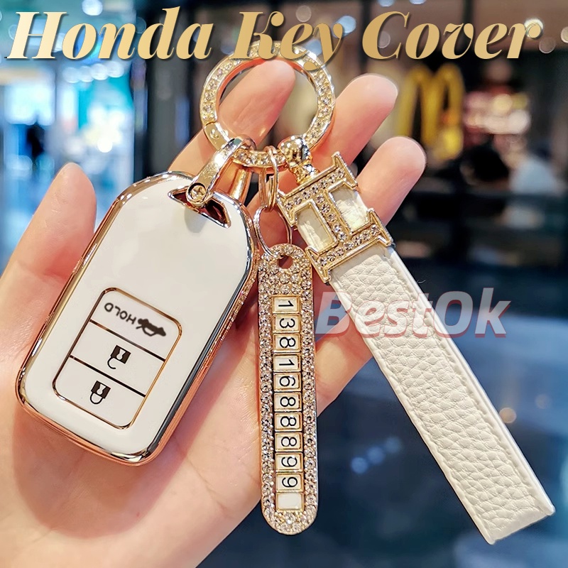 Vỏ Chìa Khóa 3 Nút Cho Xe Hơi Honda City Jazz XRV Venzel HRV CRV Pilot Accord Civic Jade Fit HR-V Inspire CR-V Crider Odyssey