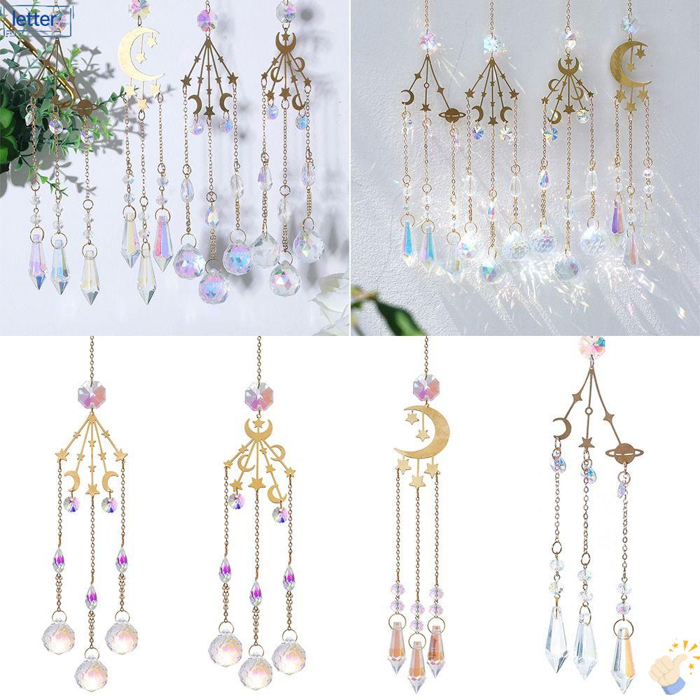 LET Lưới Bắt Giấc Mơ Màu Cầu Vồng Hình Ngôi Sao Mặt Trăng