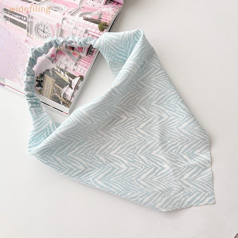 Băng Đô Bandana Co Giãn Họa Tiết Sọc Nhiều Màu Sắc Thời Trang Dành Cho Nữ