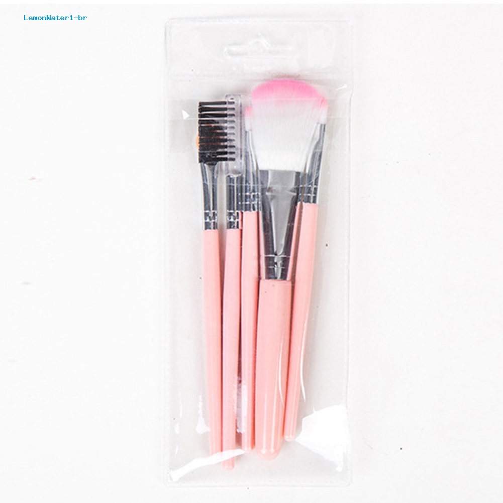 Set 5 Cọ Trang Điểm Chuyên Nghiệp Chất Lượng Cao