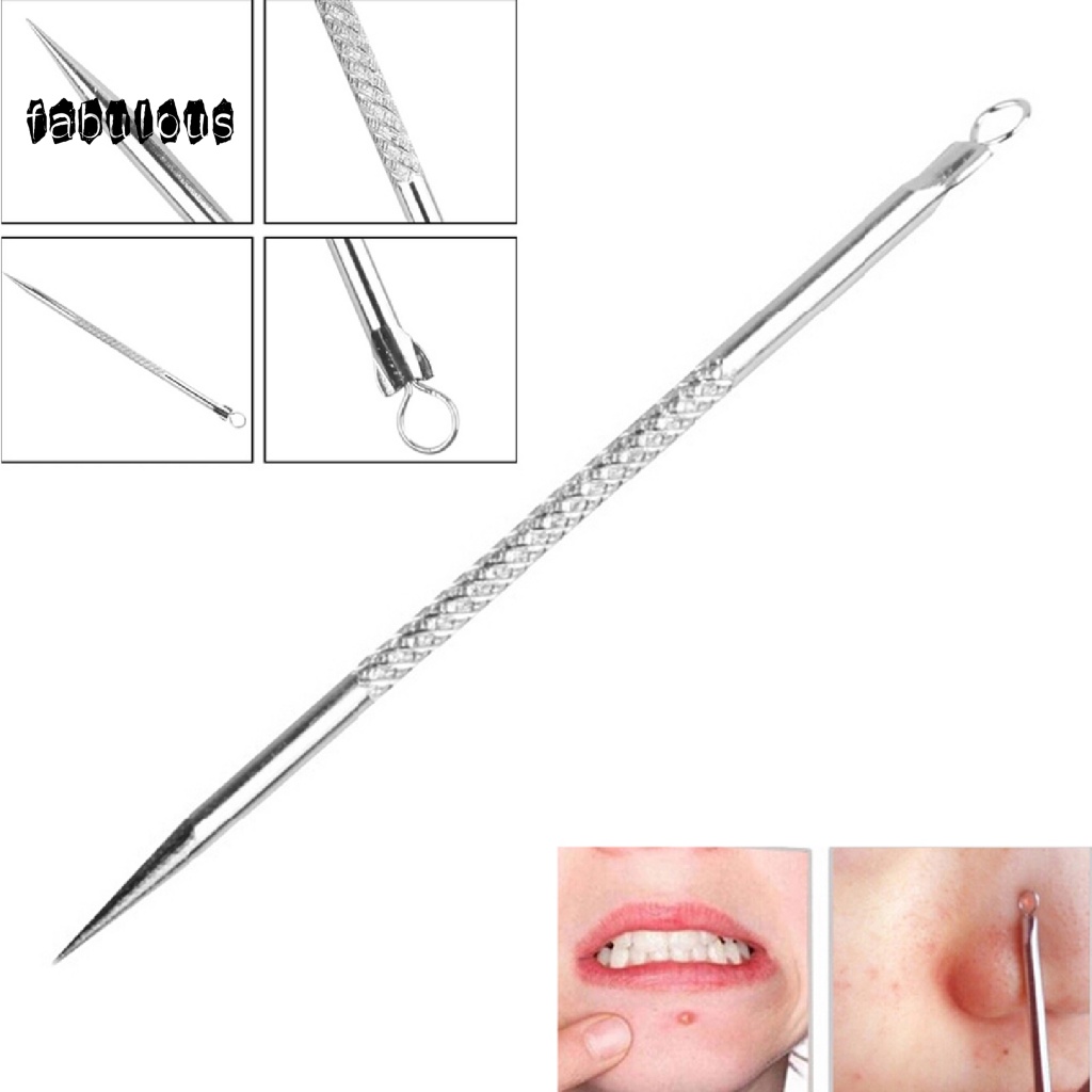 Dụng Cụ Nặn Mụn Bằng Thép Không Gỉ Chuyên Nghiệp Dễ Sử Dụng