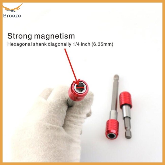 Bộ 3 Đầu Tua Vít Lục Giác 1 / 4 "Bằng Thép Không Gỉ Có Nam Châm