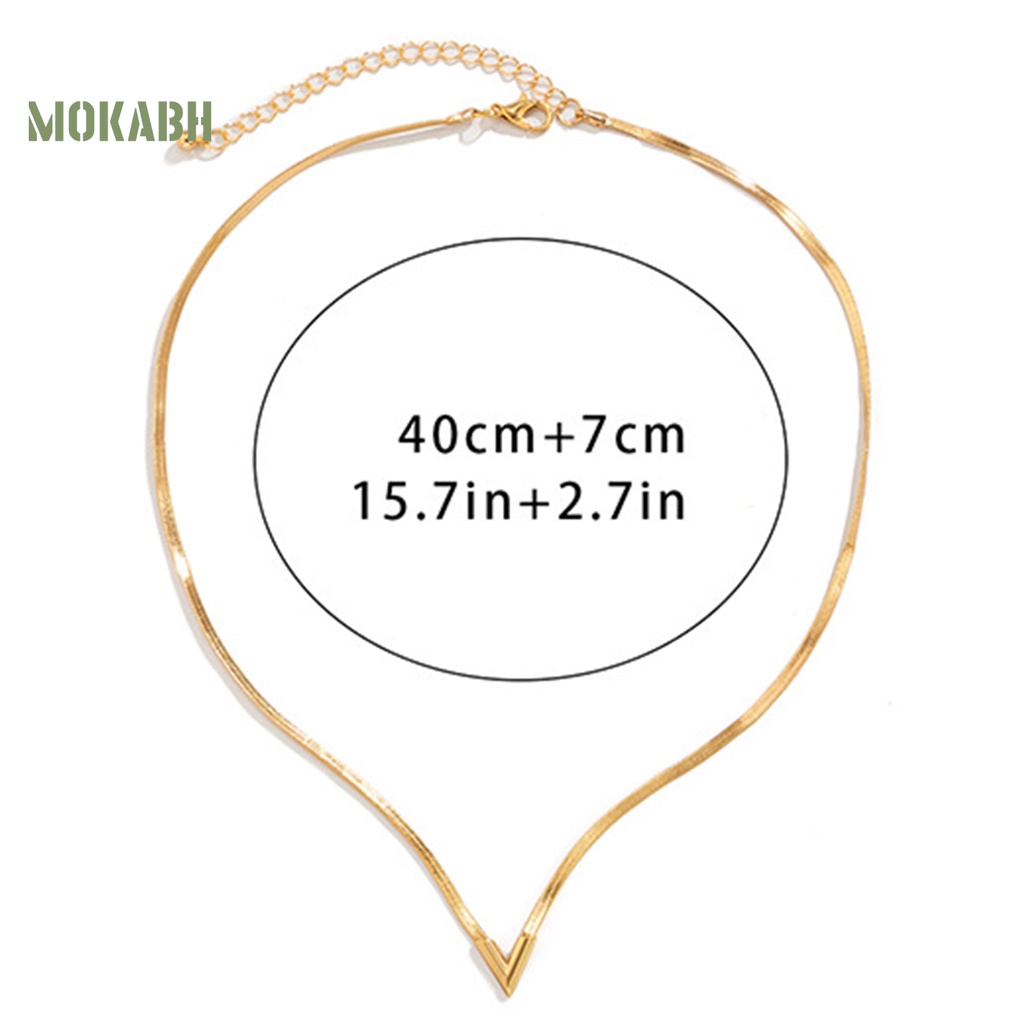 [Mok Abh] Vòng Cổ Nam Nối Dài Điều Chỉnh Được Hình Chữ V