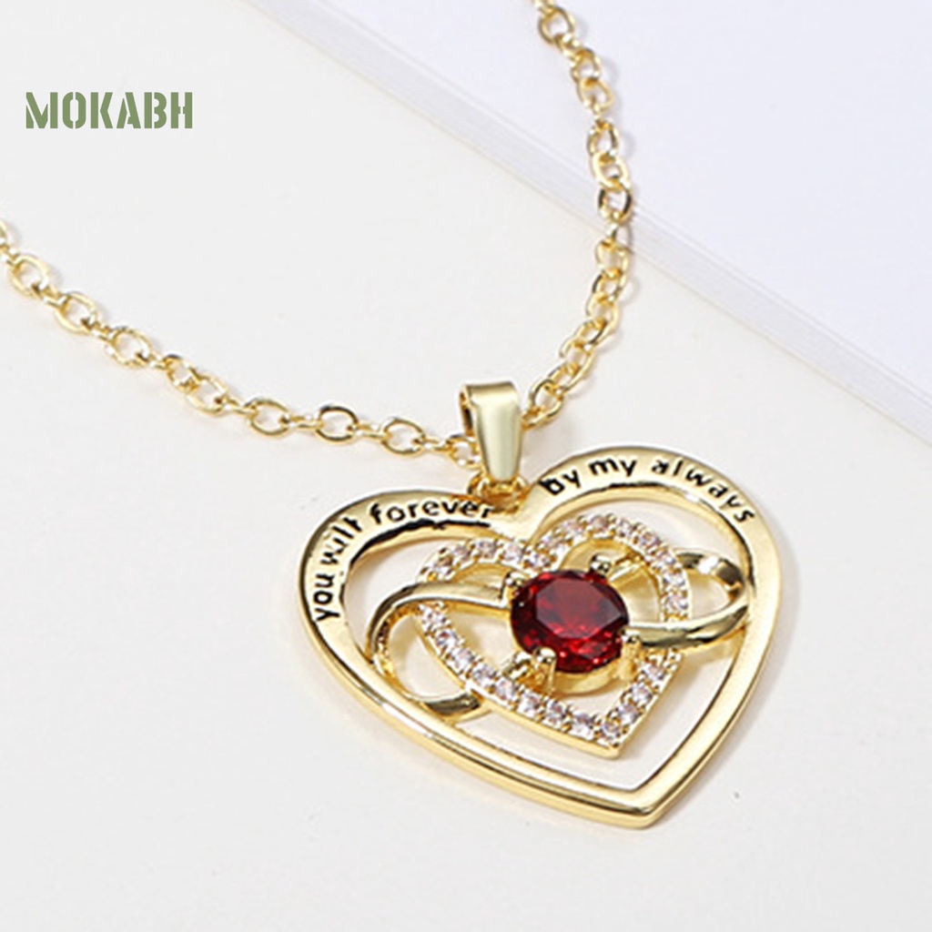 Vòng cổ Mặt Trái Tim Đính Đá Thời Trang Dành Cho Nữ