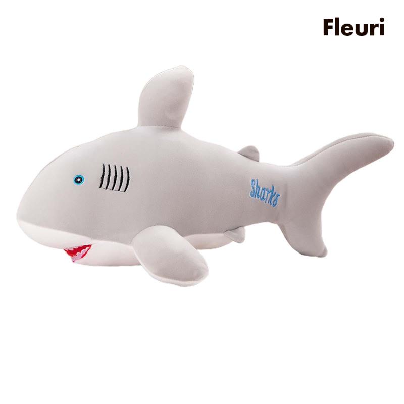 Gối Ôm Hình Cá Mập Nhồi Bông Dễ Thương Dùng Làm Quà Tặng / Sinh Nhật / Valentine