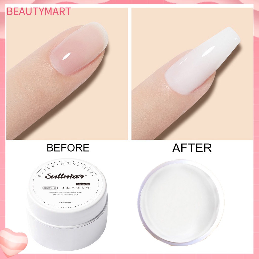 Keo Nối Dài Móng Tay 15ml An Toàn Dễ Sử Dụng Không Gây Kích Ứng Kết Cấu Mịn Màng