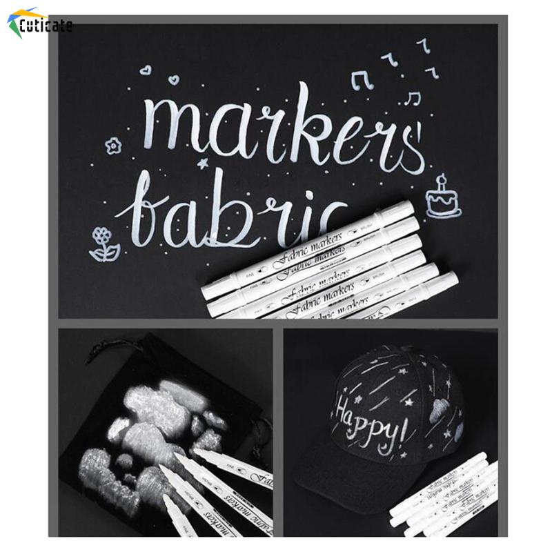 5 Bút Lông Viết Bảng Đen Trắng Đánh Dấu Bằng Giấy Bóng Vĩnh Viễn