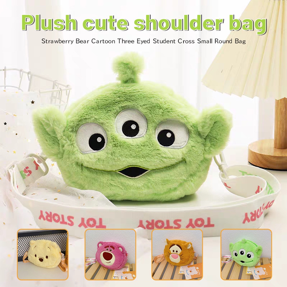 Hoạt Hình Sanrio Losto túi đeo chéo Nặng Sang Trọng Túi Đeo Vai Gấu Dâu Dễ Thương Túi Đeo Chéo Túi Dành Cho Người Lớn Bé Gái Trẻ Em