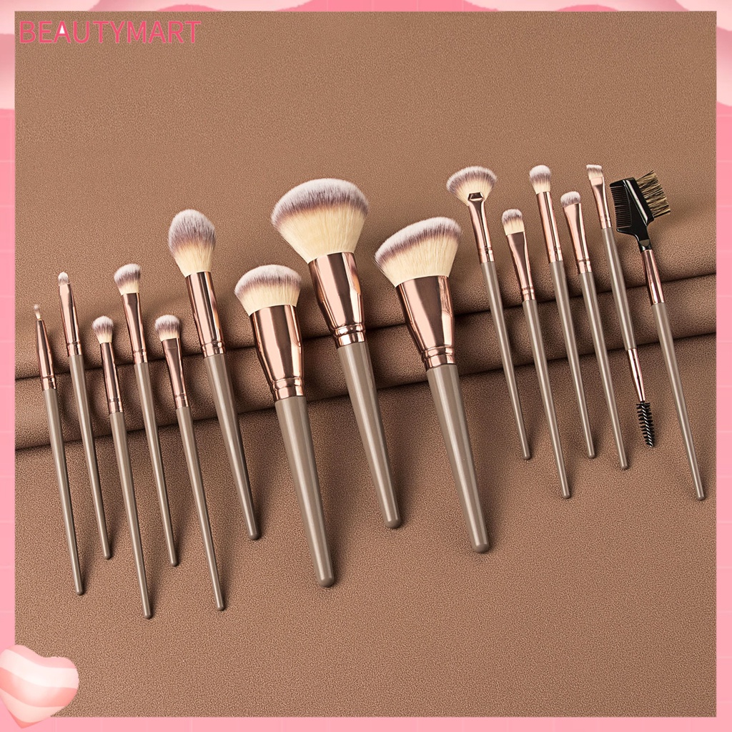 Set 7 / 10 / 15 Cọ Trang Điểm Má Hồng Hiệu Quả Cao Thoải Mái Đa Năng