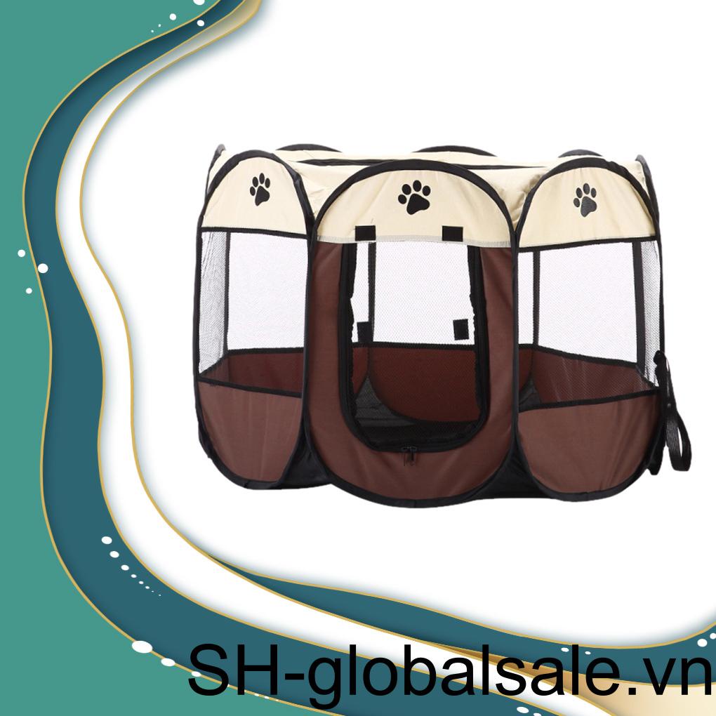 Lều Vải Oxford 28 Inch 600D Gấp Gọn Có Khóa Kéo Tiện Dụng Cho Thú Cưng