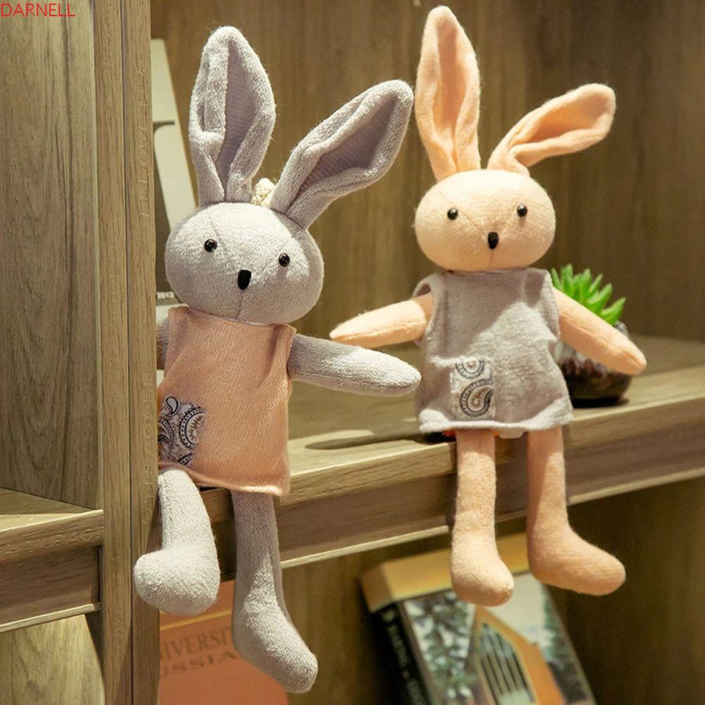 DARNELL Đồ chơi nhồi bông Hình Thỏ Tai Dài Mềm Mại Đáng Yêu Cho Bé