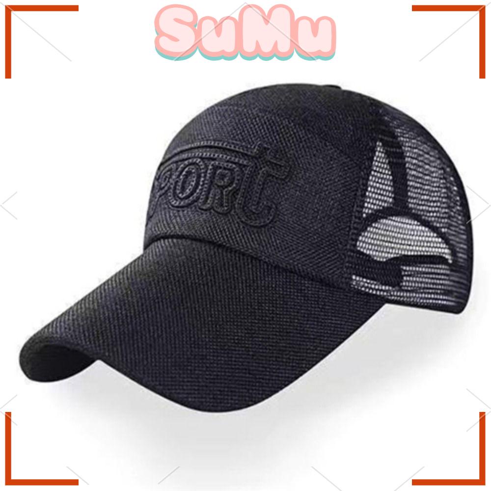 Mũ Lưỡi Trai Chống Nắng Phối Lưới Thoáng Khí Nhanh Khô Thời Trang Unisex