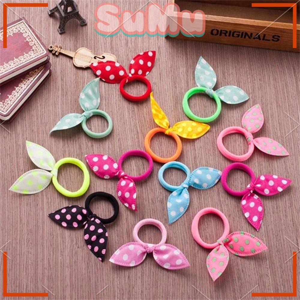 SUMU Set 10 Dây Cột Tóc Co Giãn Thời Trang Cho Nữ