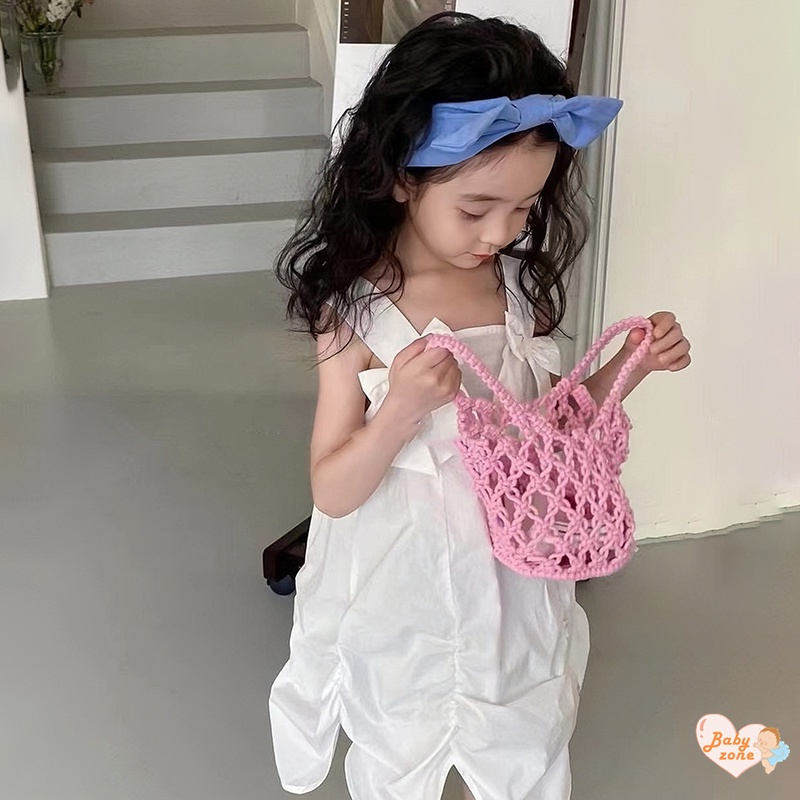 Bộ Khung Đồ Chơi Cho Bé❤Đầm Công Chúa Hai Dây Dài Đến Đầu Gối Bằng Vải Cotton Thời Trang Ngọt Ngào Cho Bé Gái