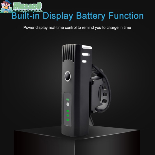 Đèn Pha Led Usb Gắn Tay Lái Xe Đạp Có Thể Sạc Lại