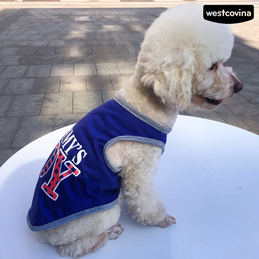 [COD]♞Áo Thun In Chữ Thoáng Khí Thời Trang Mùa Hè Dành Cho Cún Cưng