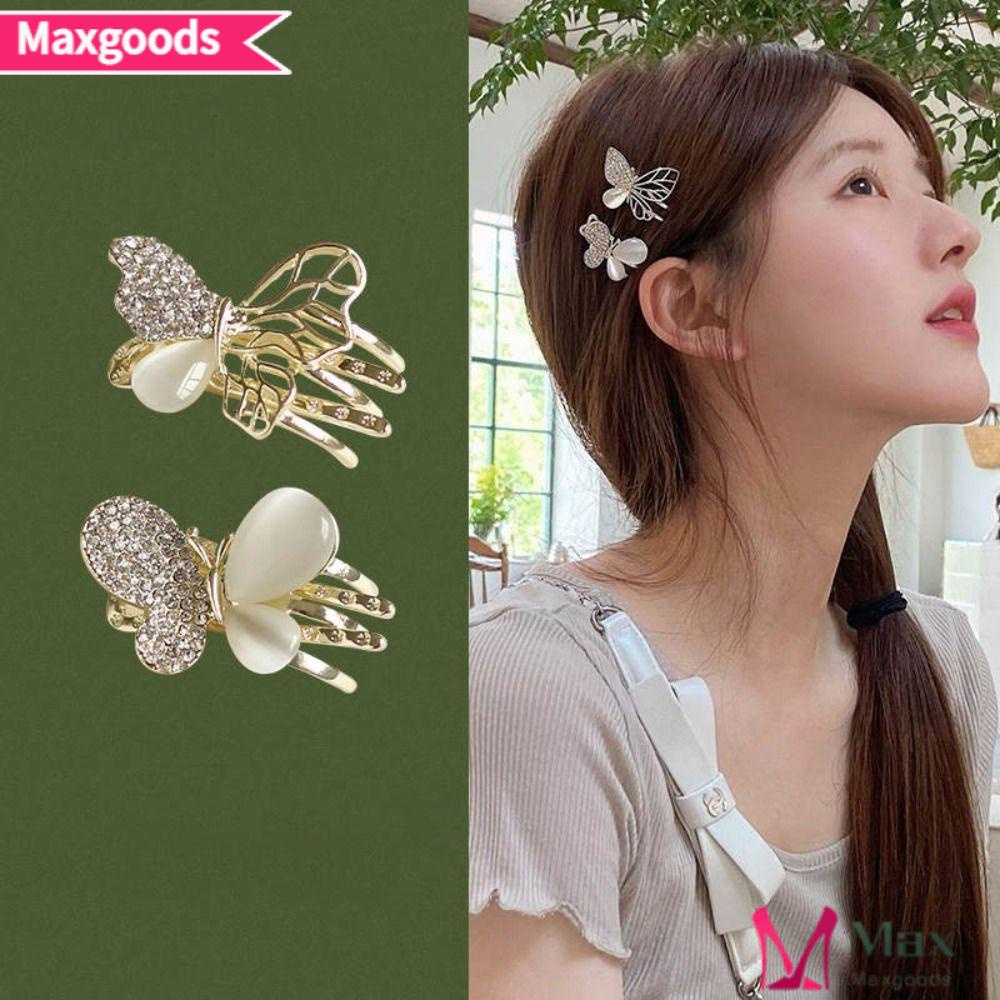 MAXG Bộ 4 / 4 Kẹp Tóc Hình Bướm Và Mắt Mèo