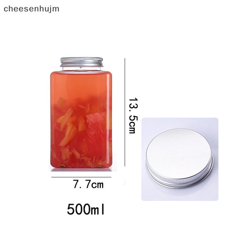 Bình Nhựa Đựng Trà Sữa / Cà Phê Có Nắp Đậy Tiện Dụng