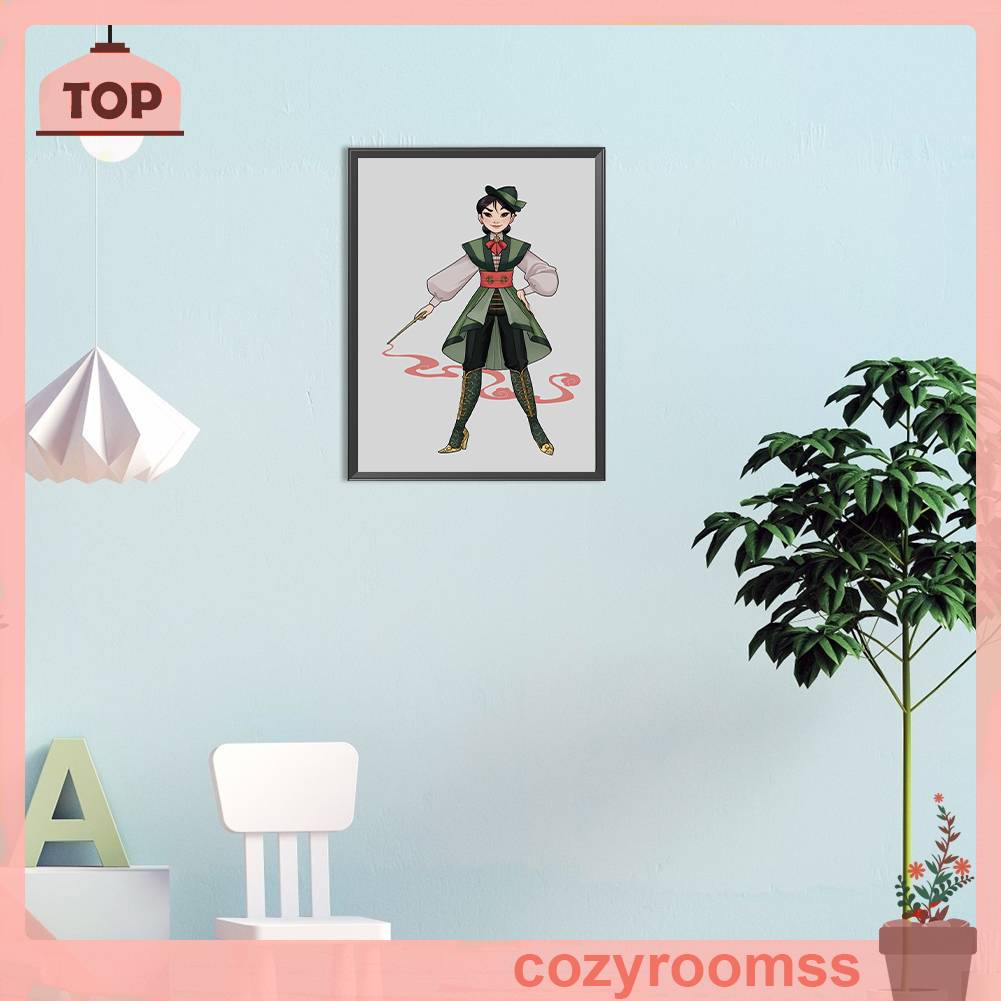 Tranh Đính Đá Kim Cương Toàn Bộ 5D DIY Hình Vẽ Công Chúa