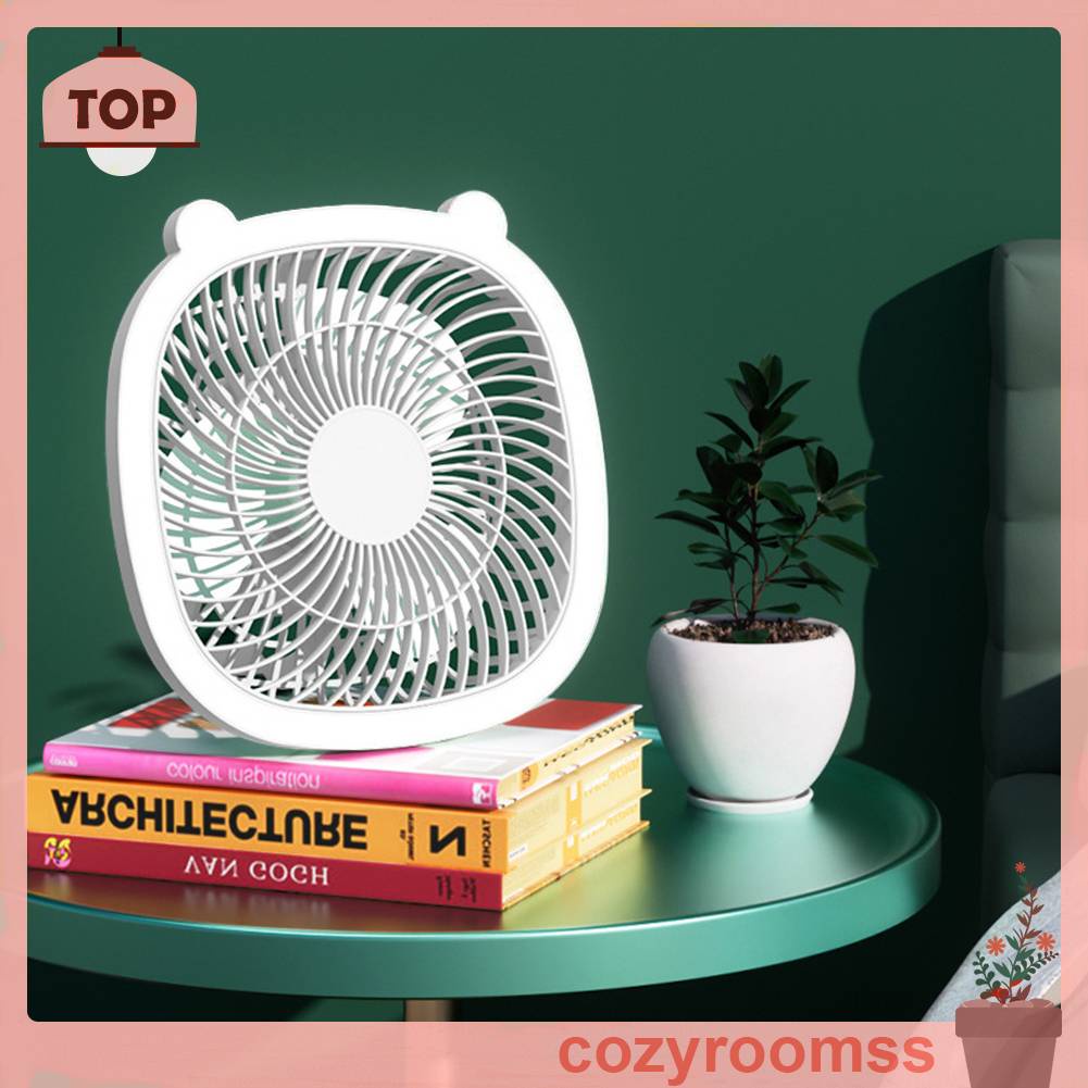 Quạt Điện Làm Mát 3 Tốc Độ 1200MAH Có Thể Gập Lại Cho Văn Phòng / Nhà Ở