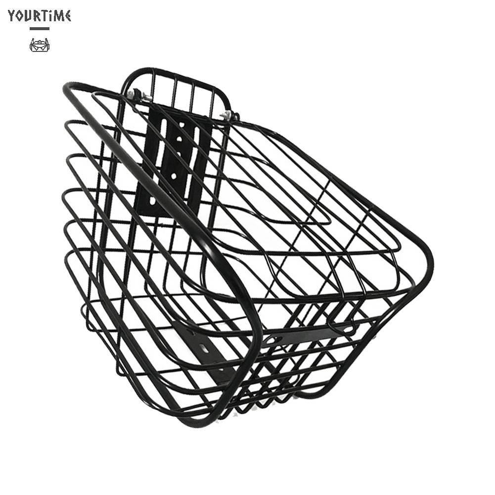 Giỏ Xe Đạp Bằng Kim Loại Có Vỏ Bọc Tiện Dụng