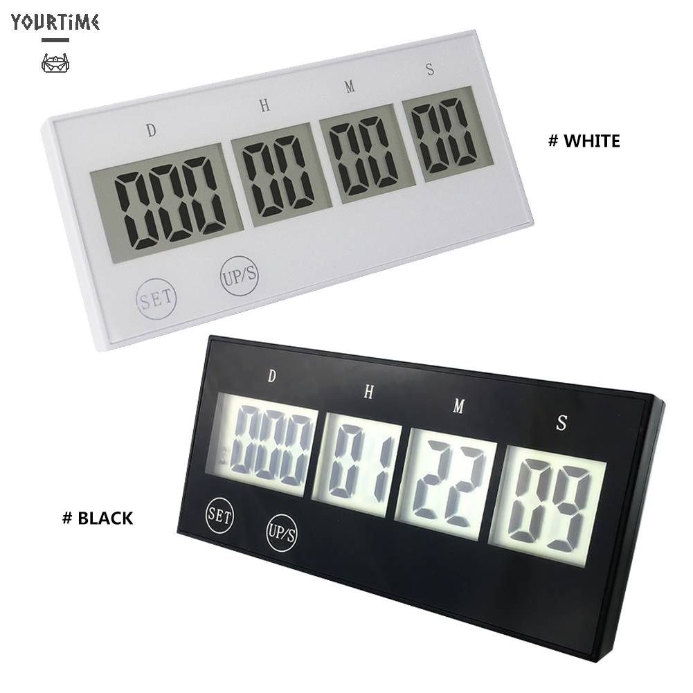 Đồng Hồ Đếm Ngược 999 Ngày Sử Dụng Điện Gọn Nhẹ Có Thể Tái Sử Dụng