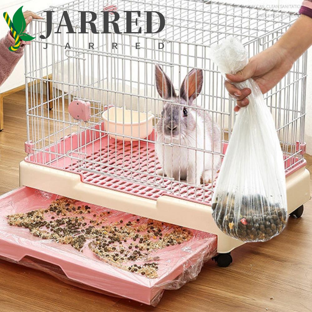 JARRED 50 Giấy Lót Bồn Cầu Bằng Nhựa Chống Rò Rỉ Tiện Dụng Cho Thỏ / Heo