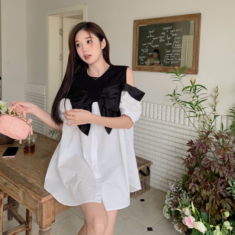 Áo Trễ Vai Dáng Rộng Thời Trang Cho Nữ