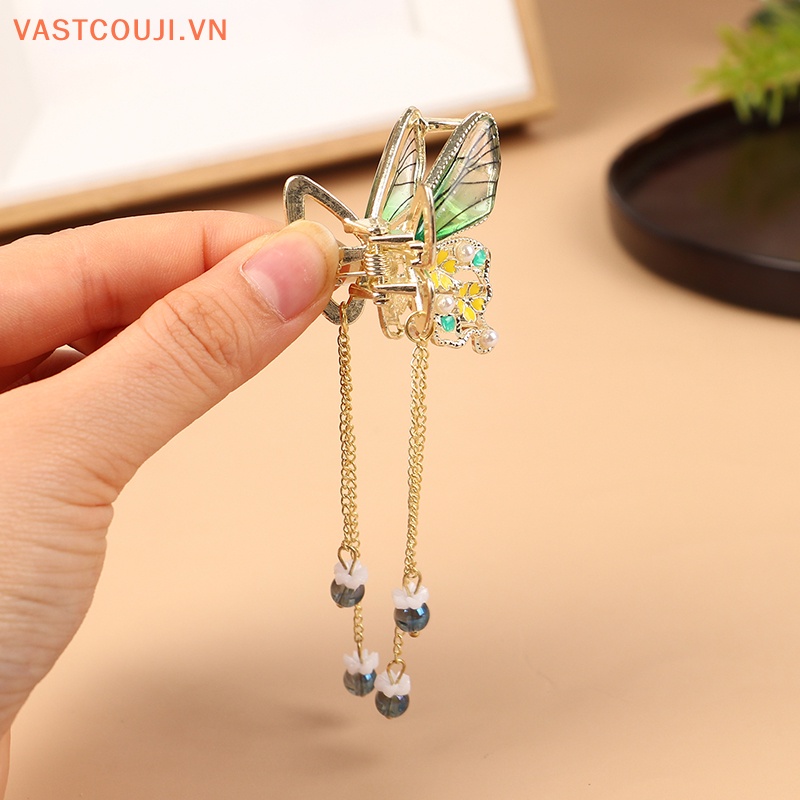 Kẹp Tóc Càng Cua Đính Đá Pha Lê Lấp Lánh Chất Lượng Cao Cho Nữ