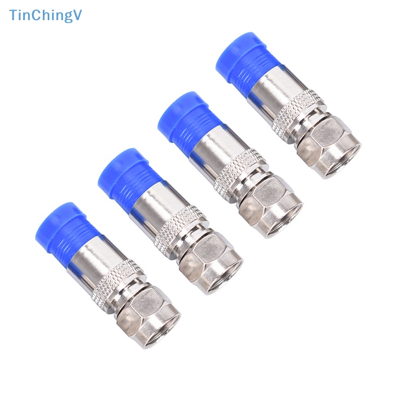Bộ 10 Đầu Nối RG6 F Đồng Trục Dạng Nén