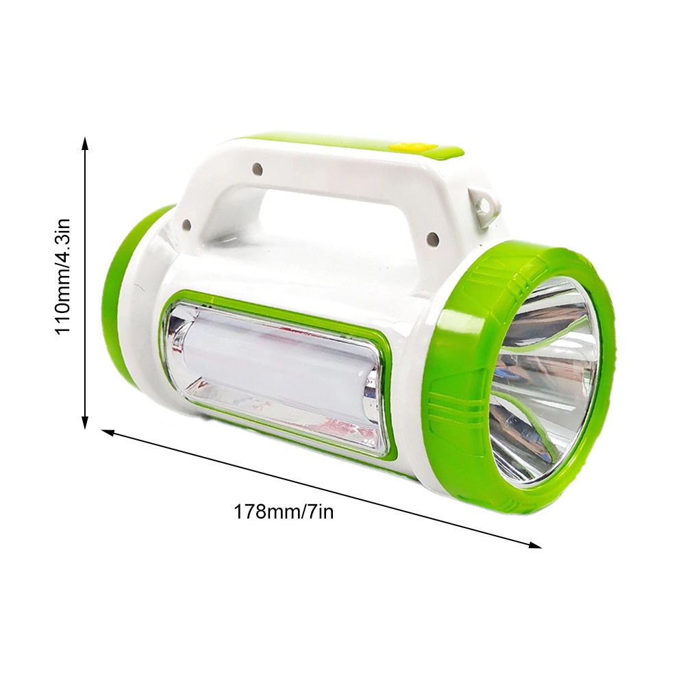 DIYMORE Đèn Pin LED Năng Lượng Mặt Trời / Có Thể Sạc Lại Bằng Cổng USB Đa Năng