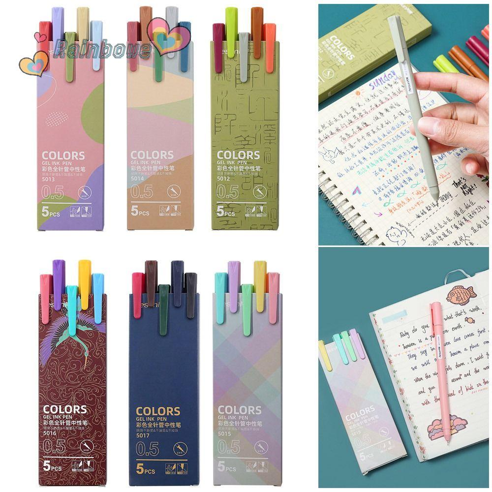 RAINBOW Bút Morandi Dùng Viết Ghi Chú DIY Dành Cho Học Sinh