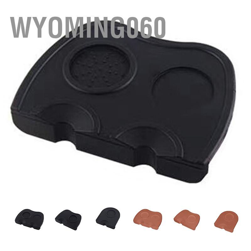 Wyoming060 Cà Phê Ép Miếng Lót Cấp Thực Phẩm Silicone Không Mùi Đôi Rãnh Tam Giác Thảm Cho Quán Gia Đình