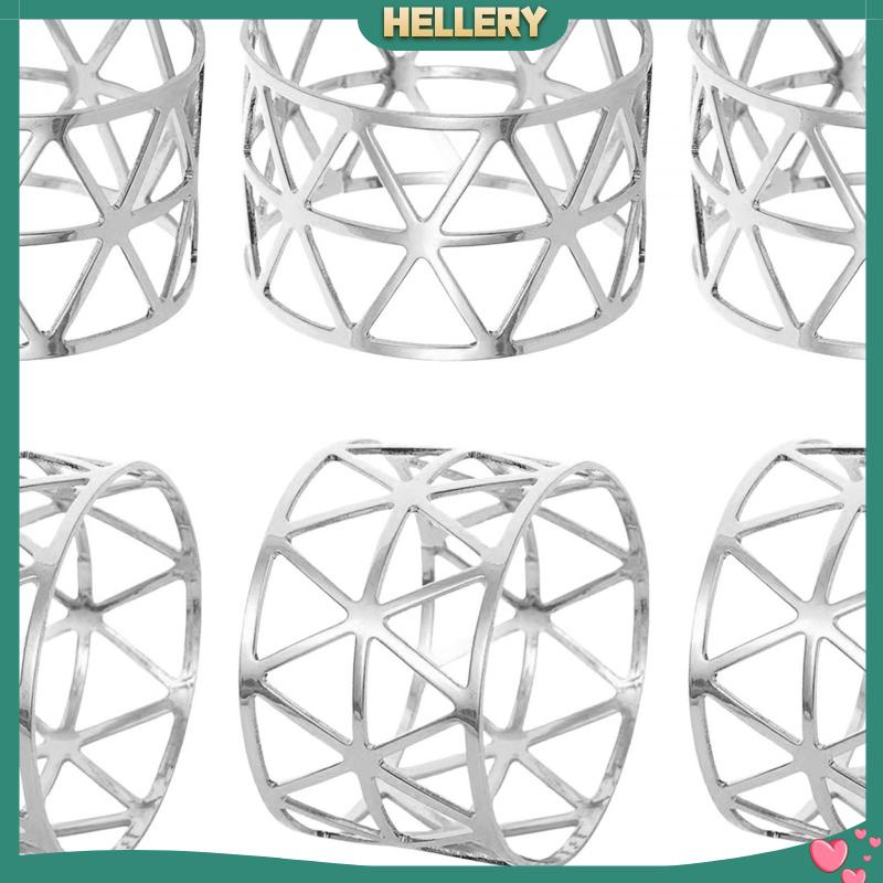 Set 6 Vòng Giữ Khăn Ăn Trang Trí Thời Trang Cho Tiệc Cưới