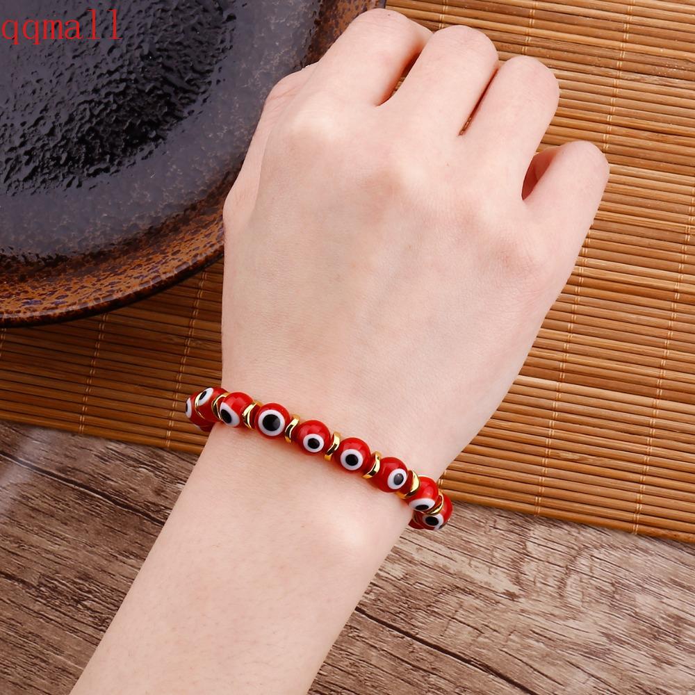 QQMALL Vòng Tay Chuỗi Hạt Hình Mắt Quỷ Độc Đáo Làm Quà Tặng Valentine