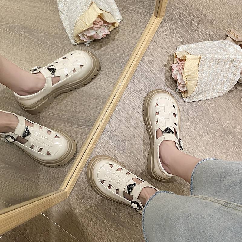 Sandal Muffin Đế Dày Phong Cách Mới Cho Nữ