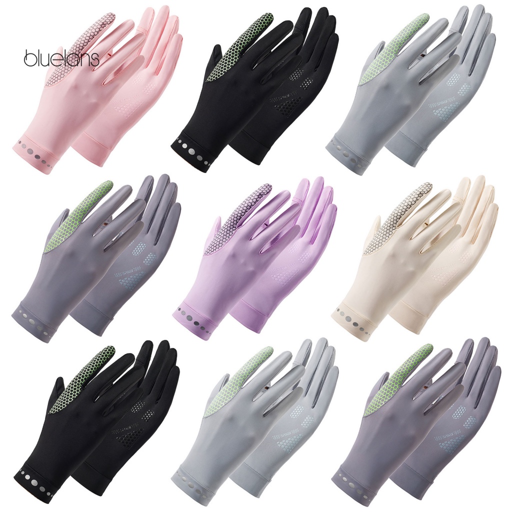 1 Đôi Găng Tay Chống Nắng Mềm Mại Thoáng Khí Thoải Mái Có Thể Mở Tay Bảo Vệ Mùa Hè Cho Nữ