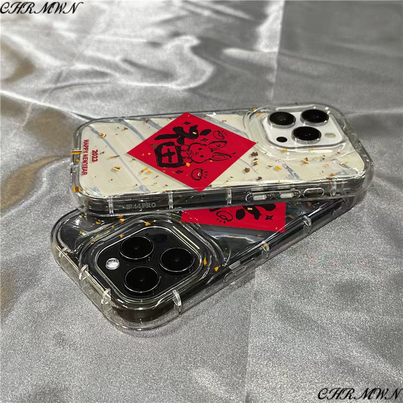 Ốp Điện Thoại Dẻo Trong Suốt Họa Tiết Chú Thỏ Dễ Thương Cho Iphone14Promax 2023iPhone14promax xr8 13127 / 11 / 7UN5