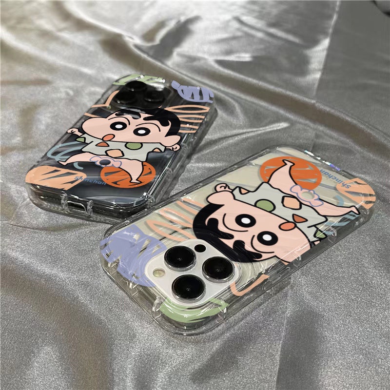 Ốp Điện Thoại Mềm Trong Suốt Hình Shin-Chan Cho iPhone14promax / ZWAR 1312sins 78 plus / 11 xr