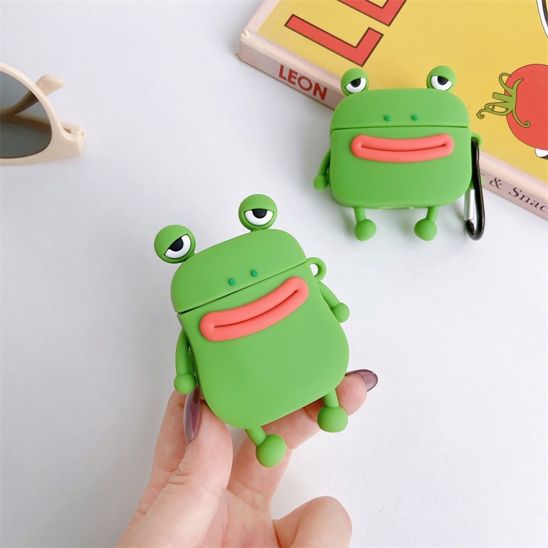 Vỏ Bảo Vệ Hộp Sạc Tai nghe không dây Bằng Silicon Mềm Hình Kirby Cho Airpods Pro 3 1