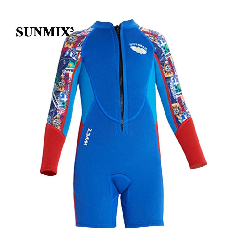 Bộ Đồ Bơi Lặn Biển Dày 2.5mm Cho Bé