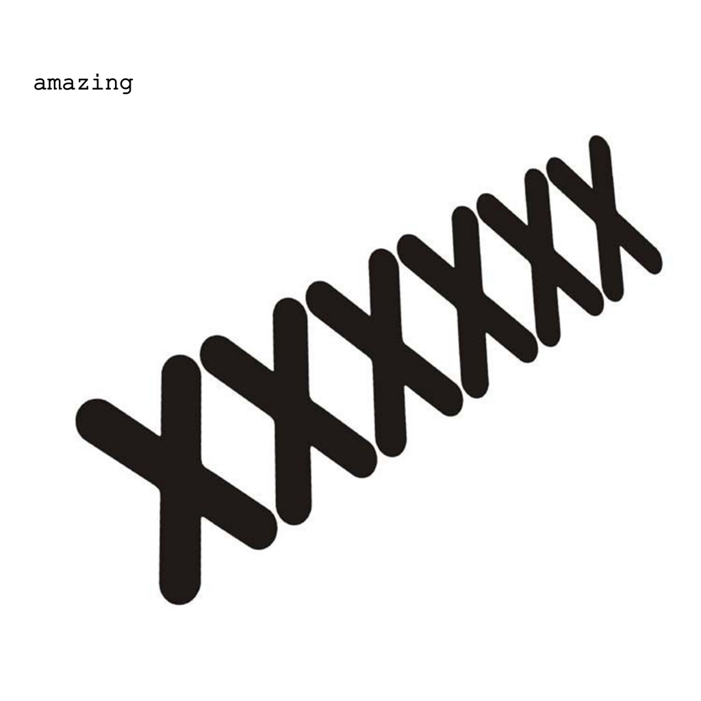 Bộ 6 Miếng Dán Chữ X Chống Bụi Bằng PET Cho Xe Hơi Xe Tải