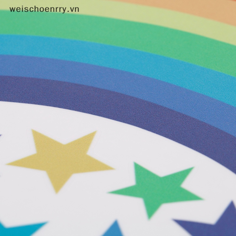 Sticker Dán Tường Họa Tiết Ngôi Sao Mưa Dễ Thương Bắt Mắt