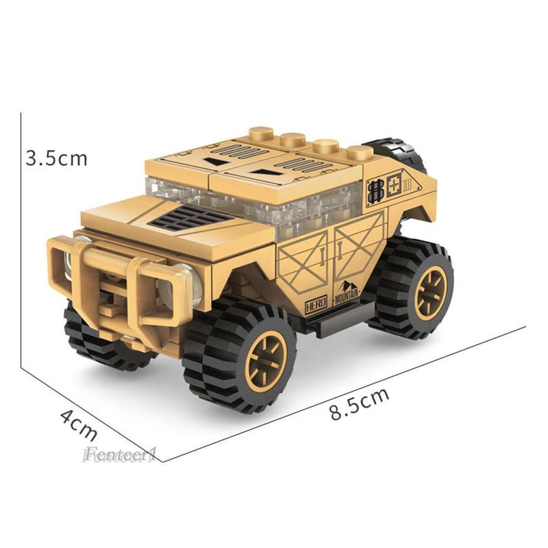 [Fenteer1] Bộ Đồ Chơi Lắp Ráp Xe Tải Mini Cho Bé Trai