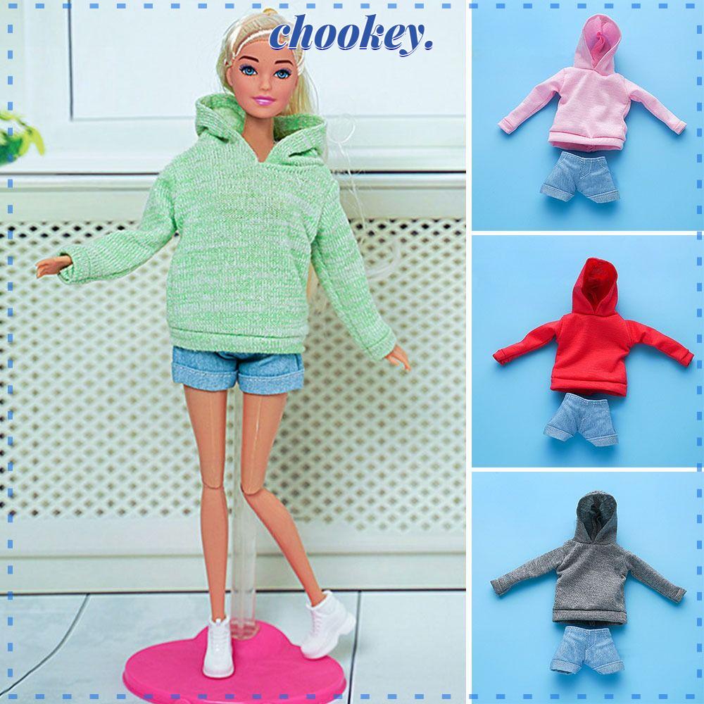 CHOOKEY Áo Hoodies Jeans Thời Trang Cho Búp Bê 11.5 &quot;1 / 6 BJD