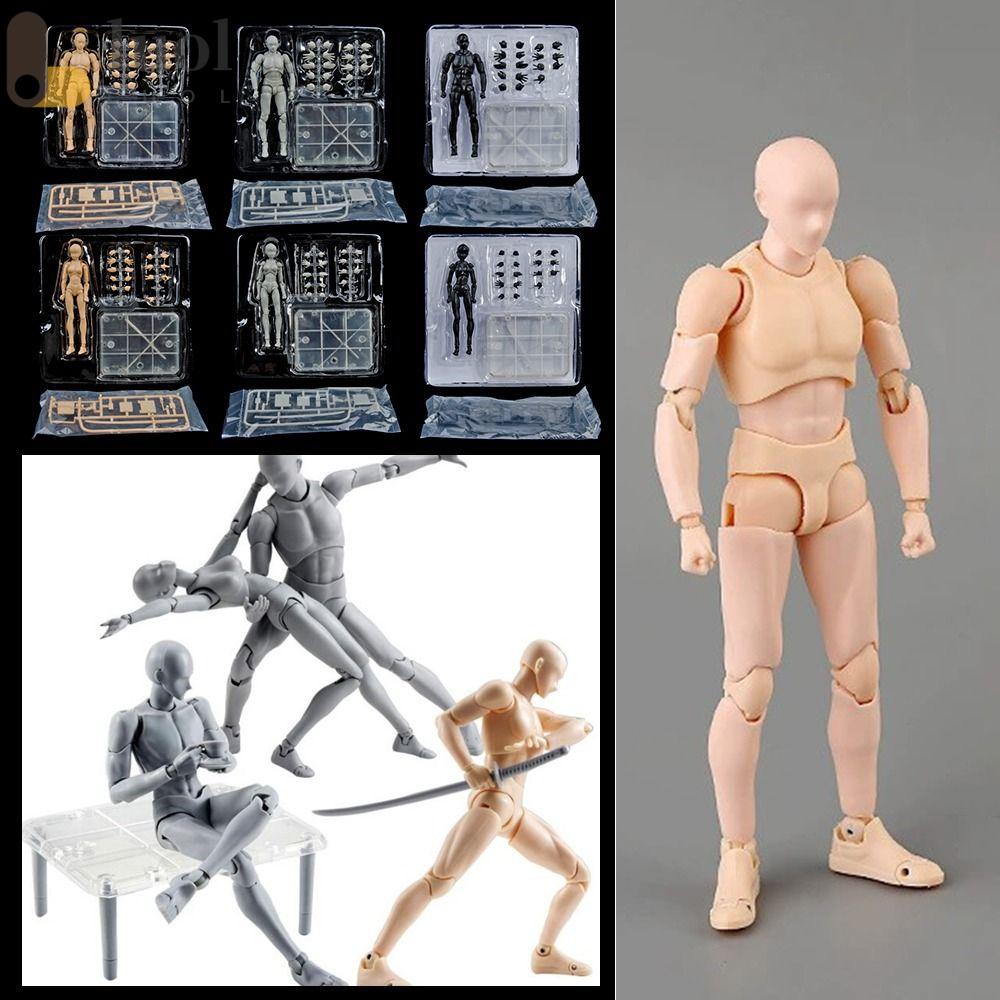 LUOL Mô Hình Manơcanh Nữ Nam Nữ Vẽ Phác Thảo 14cm